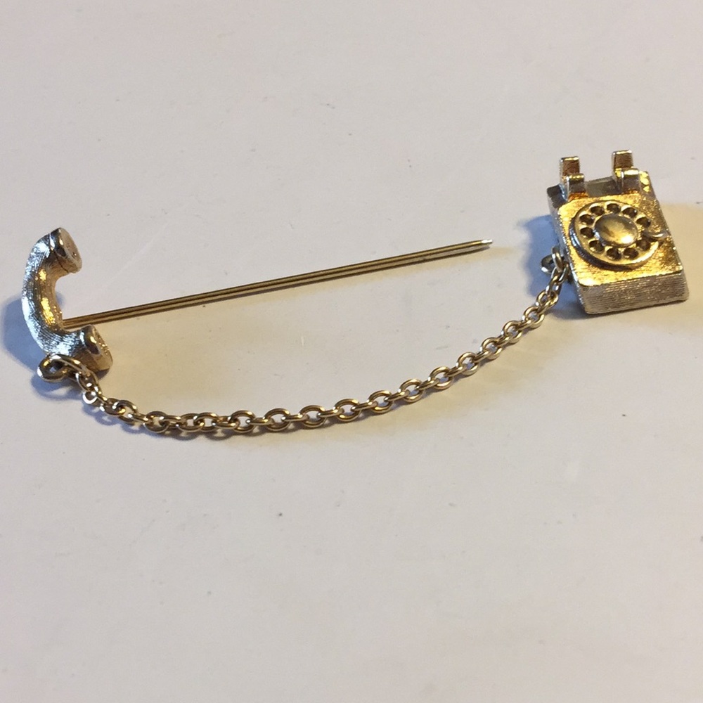 Vintage Avon telephone stick pin - Picture 5 of 5
